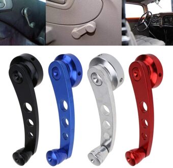 Paar Universal Aluminium Car Window Handle Winder Riser Vervanging 4 Kleur Winder Crank Riser Kit Blauw