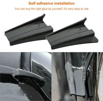 Paar Water Regen Gutter Extension Voor Jeep Wrangler Jl Auto Auto Accessoires