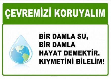 Paard 1020-Milieu Te Beschermen, EEN Druppel Water Leven Betekent, de Waarde U