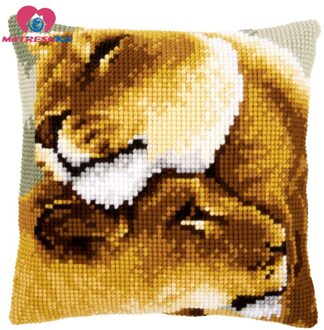 Paard Kruissteek Kussen Klink Haak Tapijt Kitsembroidery Tapijt Haak Handwerken Knop Pakket Ambachten Doen Het Zelf Home Decor