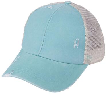 Paardenstaart Baseball Cap Messy Bun Hoeden Voor Vrouwen Gewassen Katoen Snapback Caps Zomer Zonneklep Outdoor Hoed 09