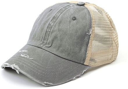 Paardenstaart Baseball Cap Vrouwen Mode Mesh Cap Snapback Zomer Vrouwen Hoed Wassen Hoeden Casual Sport Caps Verstelbare Outdoor 2