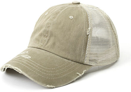 Paardenstaart Baseball Cap Vrouwen Mode Mesh Cap Snapback Zomer Vrouwen Hoed Wassen Hoeden Casual Sport Caps Verstelbare Outdoor 3