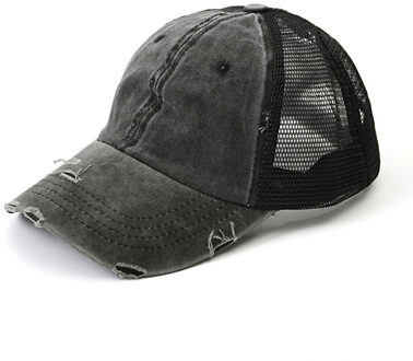 Paardenstaart Baseball Cap Vrouwen Mode Mesh Cap Snapback Zomer Vrouwen Hoed Wassen Hoeden Casual Sport Caps Verstelbare Outdoor 4