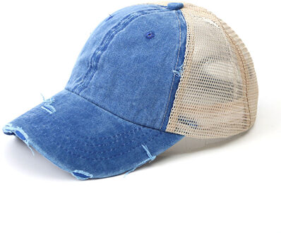 Paardenstaart Baseball Cap Vrouwen Mode Mesh Cap Snapback Zomer Vrouwen Hoed Wassen Hoeden Casual Sport Caps Verstelbare Outdoor 5