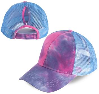 Paardenstaart Baseball Cap Vrouwen Verstelbare Messy Bun Caps Zwart Roze Hoed Meisjes Casual Katoenen Zomer Mesh Hoeden Mhk QL