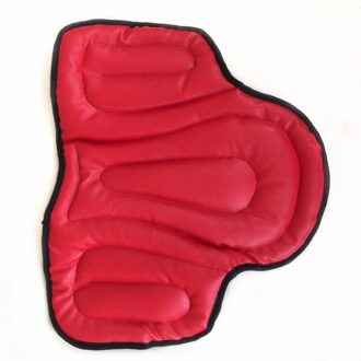 Paardrijden Zadel Pad Zachte Paardensport Seat Pad Paardrijden Apparatuur Uitgebreide Pu Zadel Pad Western Zadel Pad Pijnloos rood