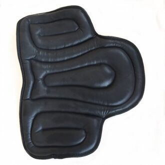 Paardrijden Zadel Pad Zachte Paardensport Seat Pad Paardrijden Apparatuur Uitgebreide Pu Zadel Pad Western Zadel Pad Pijnloos zwart