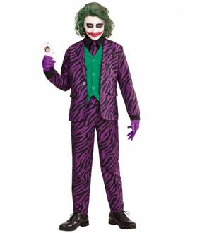 Paars Classy Joker Jongen Kostuum