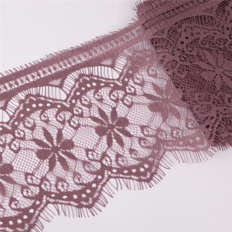 Paars Rood 14.5Cm Kleding Kant Borduurwerk Kant Diy Wimper Kant Stof 3 Meter Per Rol