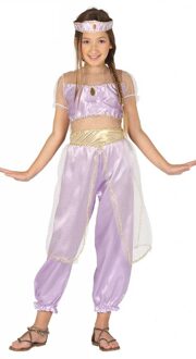 Paars woestijn prinses kostuum voor meisjes - 140/146 (10-12 jaar) - Kinderkostuums