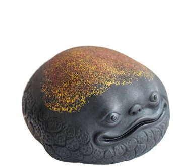 Paars Zand Gouden Keramiek Pad Thee Huisdier Kan Verhogen Geluk Thee Te Spelen Thee Tafel Accessoires Thee Tafel Thee Set decoratie