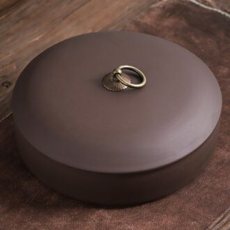 Paars Zand Keramische Thee Cake Blikken Container Voor Keuken Organisatoren Huishoudelijke Koffie Suiker Opbergdoos Thee Potten 1 stuk yuankuang