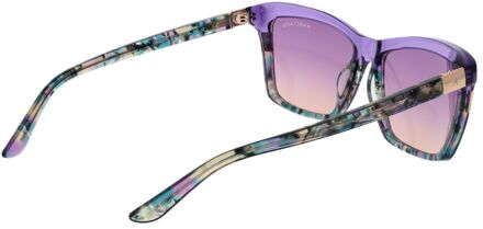 Paarse Acetaat Zonnebril - One Size