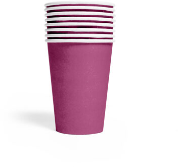 Paarse Bekertjes 210ml (8st) Paars - Lila
