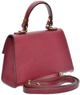 Paarse Leren Tas - maat Violet