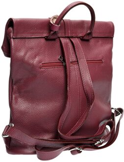 Paarse Leren Tas Violet - One Size