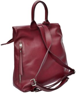 Paarse Leren Tas Violet - One Size