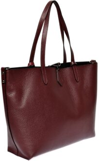 Paarse Leren Tas Violet - One Size