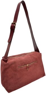 Paarse Leren Tas Violet