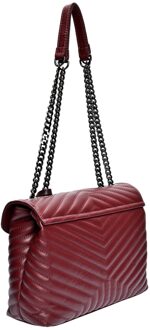 Paarse Leren Tas Violet