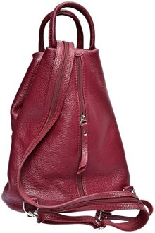 Paarse Leren Tas Violet