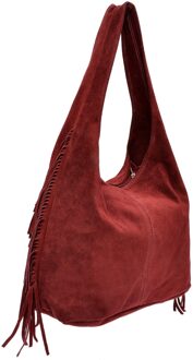 Paarse Leren Tas Violet