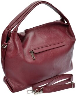 Paarse Leren Tas Violet
