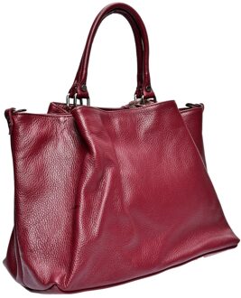 Paarse Leren Tas Violet