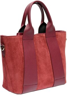 Paarse Leren Tas Violet