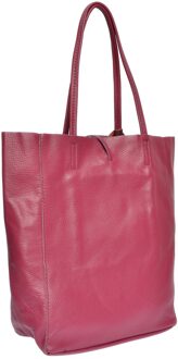 Paarse Leren Tas Violet