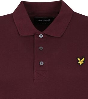 Paarse poloshirt met korte mouwen Lyle & Scott , Purple , Heren - 2Xl,L