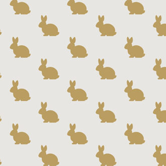 Paas thema servetten Bunny - 20x - Pasen print - 24 x 24 cm