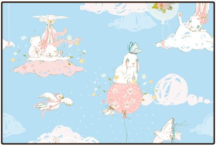 Paashaas Eieren Bloem Leuke Deurmatten Dier Pasen Decor Vloermat Toegangsdeur Matten Non Slip Thuis Pasen Dag Decor