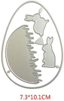 Paashaas Metalen Stansmessen Stencil Scrapbooking Diy Album Stempel Papieren Kaart 449C