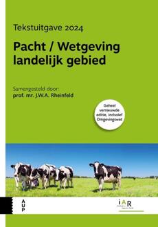 Pacht / Wetgeving landelijk gebied -  Jeroen Rheinfeld (ISBN: 9789048564576)