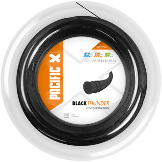 Pacific Black Thunder Rol Snaren 200m zwart - 1.25