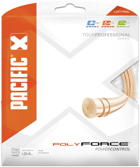 Pacific Poly Force - Tennissnaren - 1.24mm/ 12.20m - Licht Oranje
