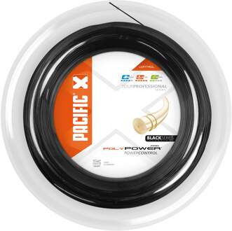 Pacific Poly Power Pro Rol Snaren 200m-Zwart - 1.25,1.30