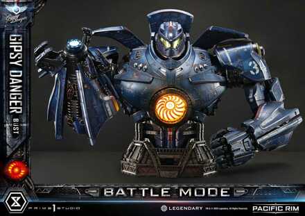 Pacific Rim Life Size Bust 1/1 Gipsy Danger Battle Mode 75 cm