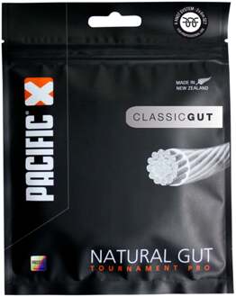 Pacific Tournament Pro Classic Gut Set Snaren 12,2m-Natuurlijke Kleuren - 1.20,1.25,1.30,1.35