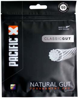 Pacific Tournament Pro Classic Gut Set Snaren 12,2m-Natuurlijke Kleuren - 1.25,1.30