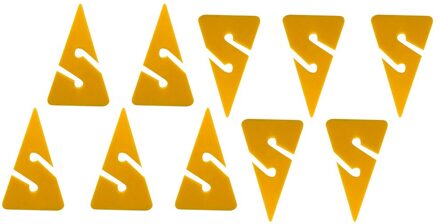 Pack 10 Ultralight Driehoek Pvc Lijn Pijl Markers Voor Veiligheid Scuba Dive Cave En Wrak Duiken Geel