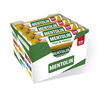 Pack 12 you. · Mentholin Honey & menthol without sugar