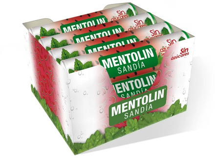 Pack 12 you. · Mentholin sugar-free watermelon
