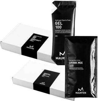 Pack 12x Gel 100 + 14x Drinkmix 320 zwart