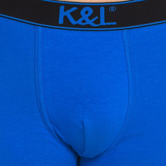 Pack-2 Ademende stoffen boxers met anatomische voorkant KL2004 heren Blauw
