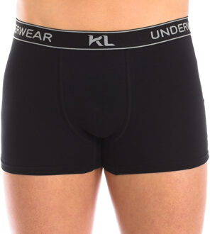 Pack-2 Ademende stoffen boxers met anatomische voorkant KL2014 heren Blauw - XL