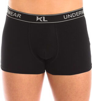 Pack-2 Ademende stoffen boxers met anatomische voorkant KL2014 heren - maat S Grijs
