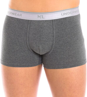 Pack-2 Ademende stoffen boxers met anatomische voorkant KL2016 mannen - maat L Groen